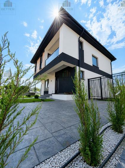 Vila de vanzare 4 camere modernă, mutare rapidă - Drum Asfaltat - Com. Berceni