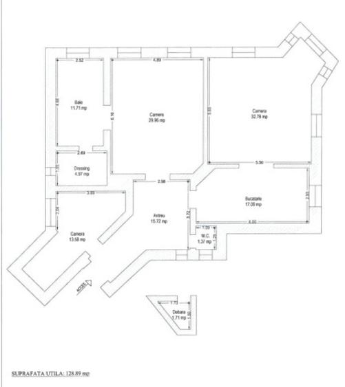 Apartament 3 camere, 130 mp, zona Fabric - 12