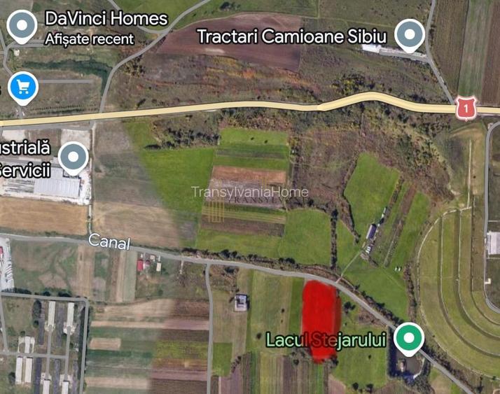 Teren 4.500 mp în Cristian – acces direct la drum național - 3