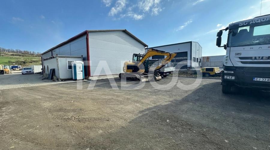 Hala industriala acces direct din DnE1 de vanzare in Cristian Sibiu
