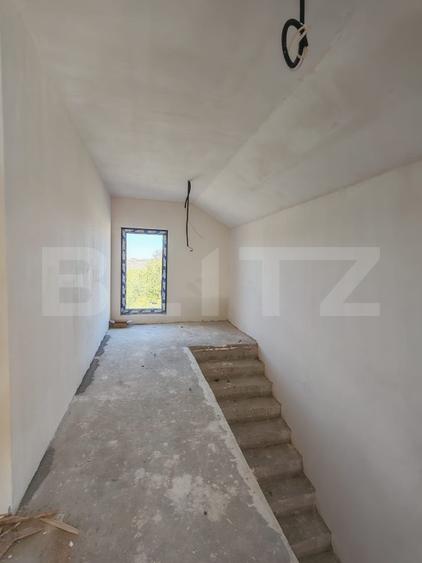 Casa individuala 144 mp, teren 500 mp, semifinisata, in Tureni