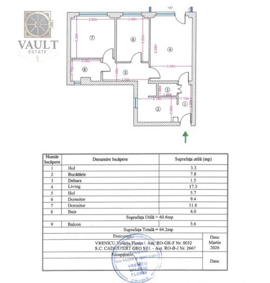 Apartament 3 camere-Metrou Gorjului-Piata Gorjului - 1
