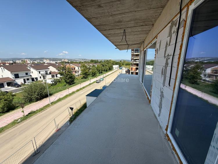 Apartament 2 camere, 58 mp, semifinisat, terasa 20 mp, zona Soporului - 10