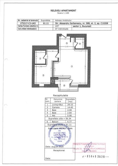Apartament 2 cam.Aviatiei Park cu parcare subterana inclusa - 15