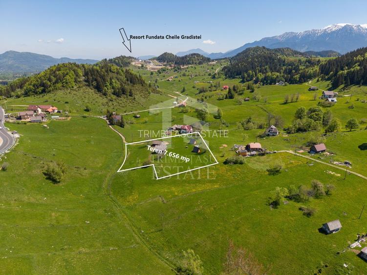 Fundata | Teren intravilan | 7,656 mp + Cabane tip A Frame - 5