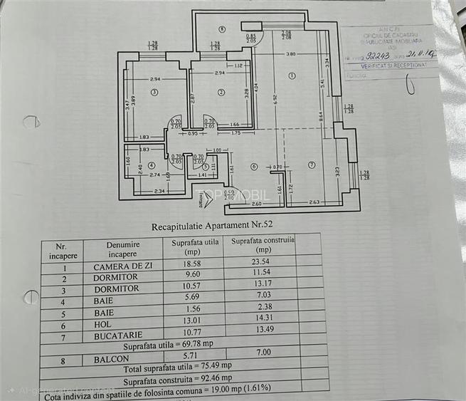 Apartament 3 Camere  - 2 Bai - Bloc 2008 - Tatarasi - 15