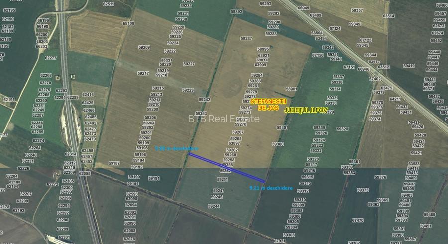 Vanzare Teren 4.800 MP Intravilan Tarla 10-Ștefăneștii de Jos, Zonă nod A3 – A0 - 3