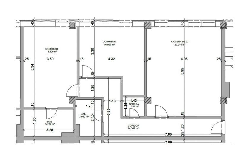 Apartament nou, ultracentral, 3 cam, 89,4 mp. 165 000 E (+TVA ) - 7