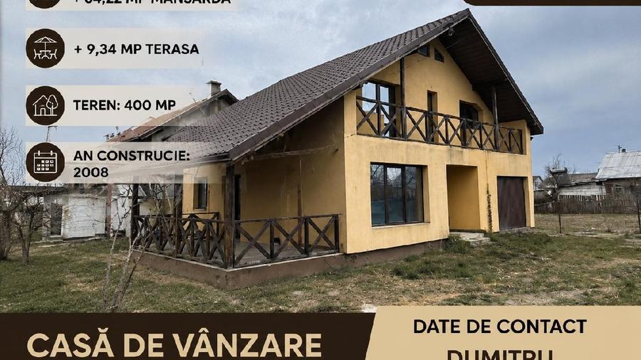 LETEA VECHE - Bacau, Vila P+M cu teren 400 mp
