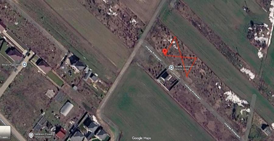 1000mp Teren casa in Sabareni