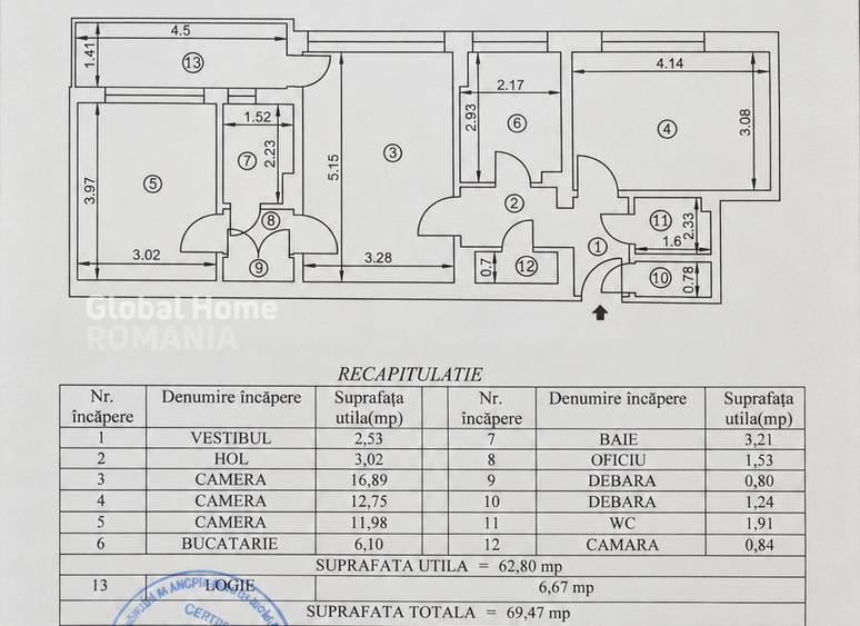 Parc Drumul Taberei | 3 camere | 2 băi | Parc | Metrou la 3 minute