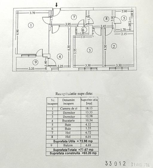 De vânzare: ap. 3 cam - clinica stomatologica - Regie - Grozăvești