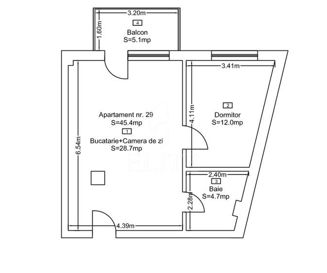 Apartament 2 camere în zona Strazii Fabricii