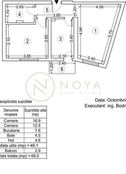 Apartament 2 camere Regie Residence - vedere panoramica | Grozavesti