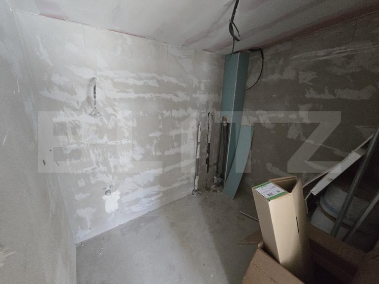 Apartament semifinisat, cu 2 camere, 44mp, balcon, in Apahida