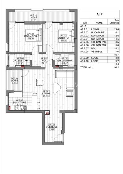 APARTAMENT 3 CAMERE | VIITORULUI 178 RESIDENCE | PROIECT BOUTIQUE | COMISION 0 - 1