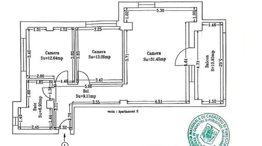 EXCLUSIVITATE - 3 camere în zona Vega Butoaie, cu vedere la lac 152000 euro