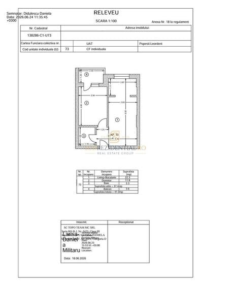 Apartament nou, tip studio, cu balcon - Popesti-Leordeni, Comision 0