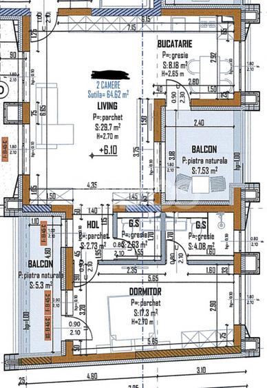 Apartament cu 2 camere bloc nou in cartierul Marasti comision 0% - 1