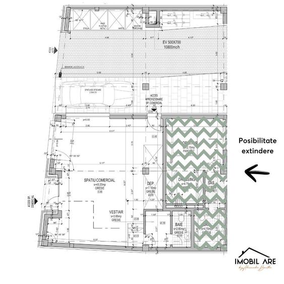Spatiu comercial cu front stradal in locatie intens circulata