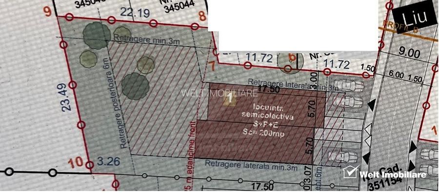 Teren 850mp pt duplex , PUZ cu HCL, strada Kos Karoly - 4