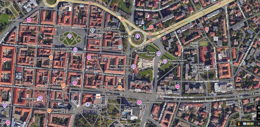 Spațiu comercial situat pe arteră cu trafic auto intens