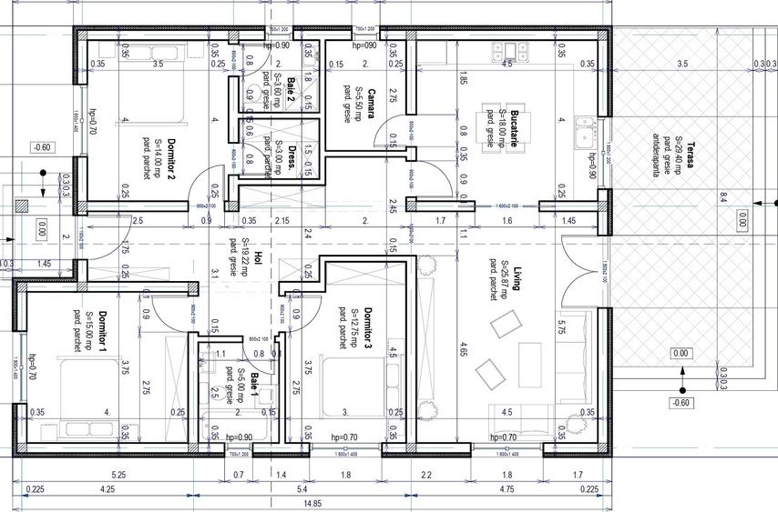 Casa individuala pe parter, teren 500mp, Cartier Izvor, Tarlungeni