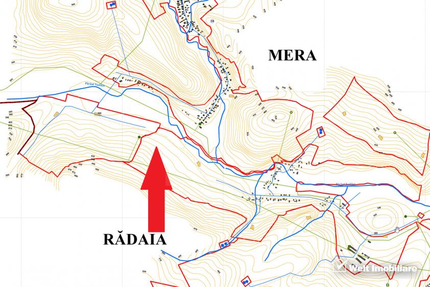 Teren intravilan in Mera cu acces la D.N.1F
