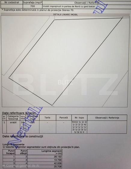 Teren intravilan 700 mp cu Proiect de casă aprobat, Lipoveni, Alba Iulia - 10