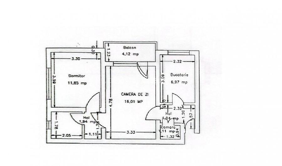 Apartament 2 camere de vânzare in Crevedia, Centrala proprie - 1
