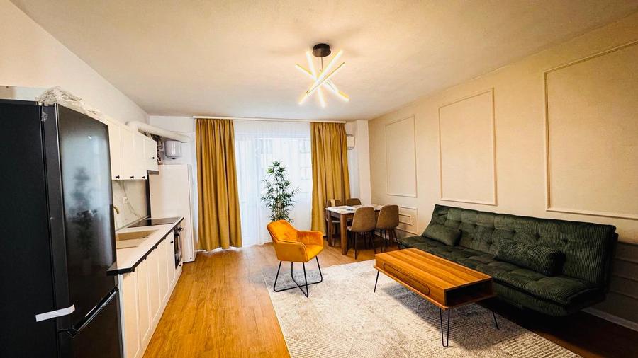 Apartament 3 camere, bloc nou, complet mobilat-utilat - 440 Euro