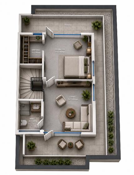 Casa individuala premium P+2E | 185 mp utili | Curte proprie