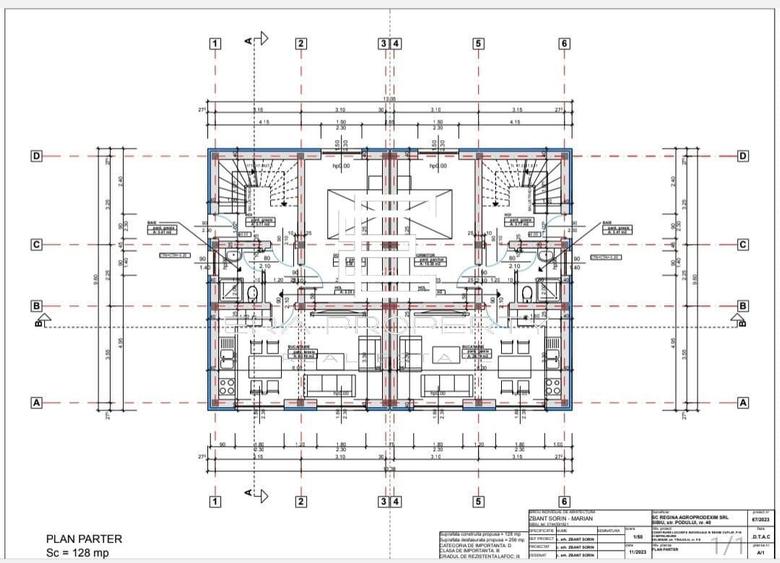 Duplex 4 camere, teren 220 mp,  Selimbar zona Triajului - 2