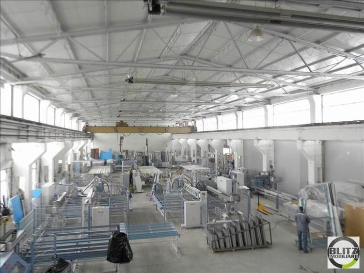 Spatiu cu 850 mp utili si 2500 mp teren! Pod rulant cu o capacitate de 12.5t.