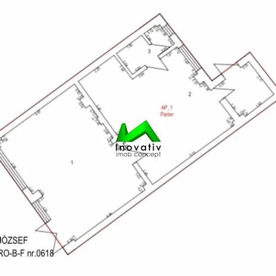 Spatiu comercial de inchiriat 70mp stradal Sibiu Vasile Aron