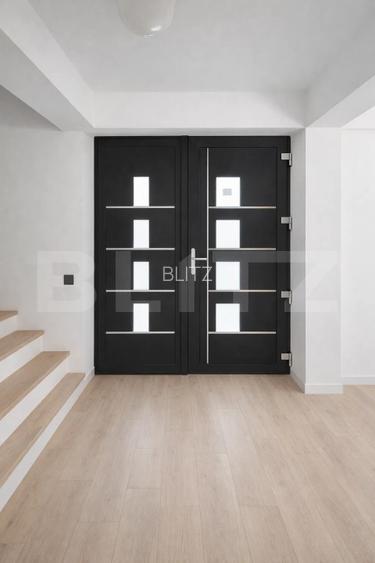 Casă în notă modernă cu 5 camere, 164 mp utili, stadiu finisat, Baciu/ Popesti