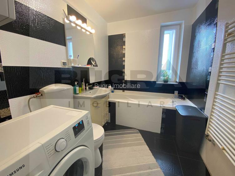 Apartament elegant de 3 camere,65m curte privată, zona Primariei Baciu - 6