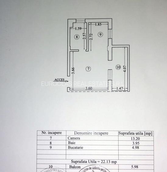 Studio cu loc de parcare - Mamaia Nord - 59.000 euro (Cod E2+E7) - 12