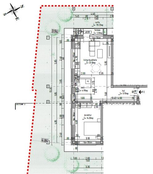 Oltenitei - 2 camere cu curte proprie 115mp si parcare - 2