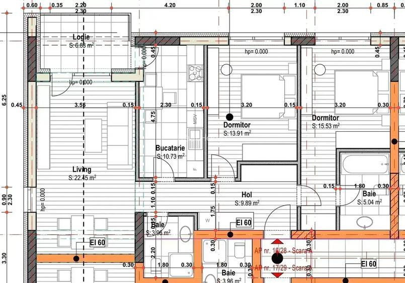 Apartament 3 camere decomandat spatios 1 Decembrie 1918 stoc limitat - 2