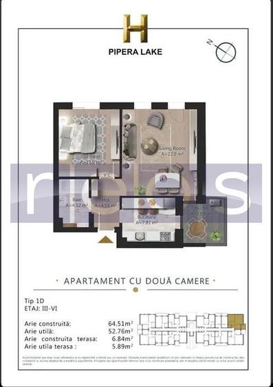 VANZARE 2 CAMERE | H-PIPERA LAKE | 51 MP - 6