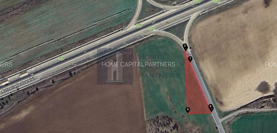 Teren intravilan 2.721 mp | Brănești Ilfov | Nod A2/E81 | UTR Lm1 - 3