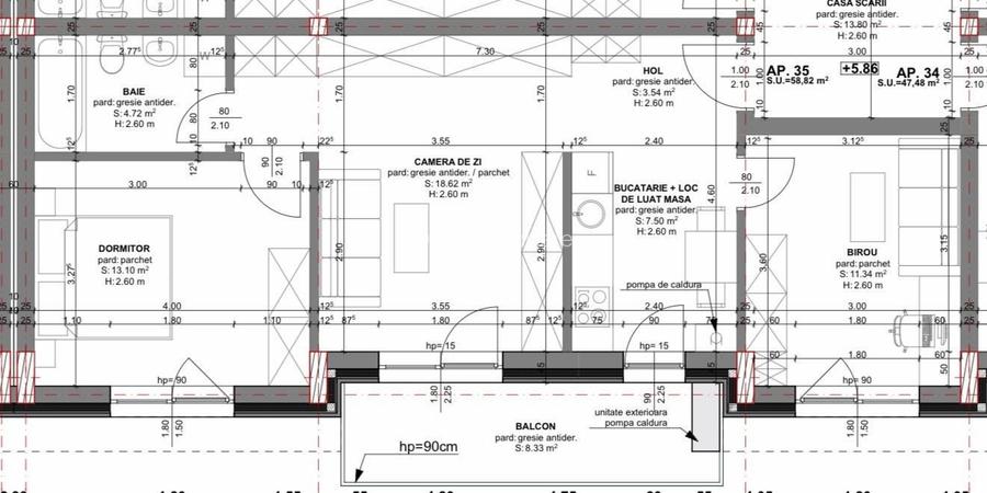 Apartament 3 camere, finisat si boxa inclusa, BETA RESIDENCE - 12