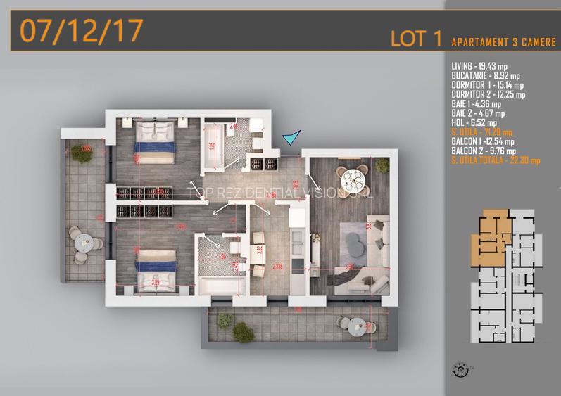 AP. 3CAM. DECOMANDAT-NOUL COMPLEX EFY RESIDENCE / METROU N. TECLU! - 2