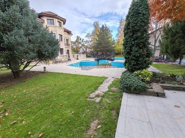 Vila Corbeanca de inchiriat,5 camere,Cartier privat - 11