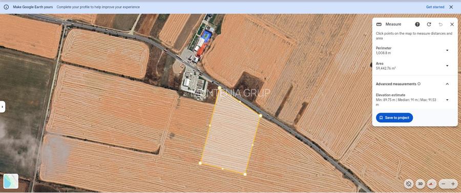 5,7 Ha. vav de Dovinot - Mihailesti, teren intravilan cu deschidere la DN6 - 2