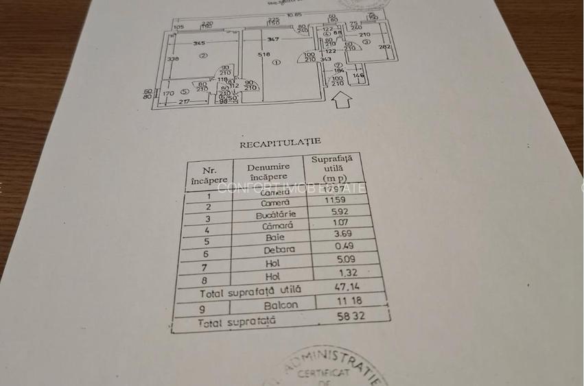 2 CAMERE CALEA GRIVITEI / METROU / IMOBIL ANVELOPAT - 11