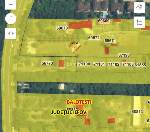 4 X Loturi Teren Intravilan in Saftica – Balotesti |  100m de DN1 - 7