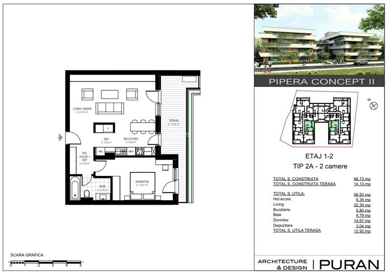 Apartament 2 camere – "Pipera Concept 2” • Premium Boutique - 11
