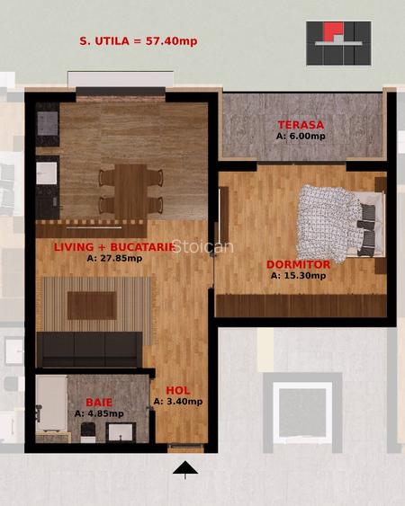 Apartamente doua camere si Garsoniere. Fundeni Dobroesti. Pretul Iclude Tva! - 13